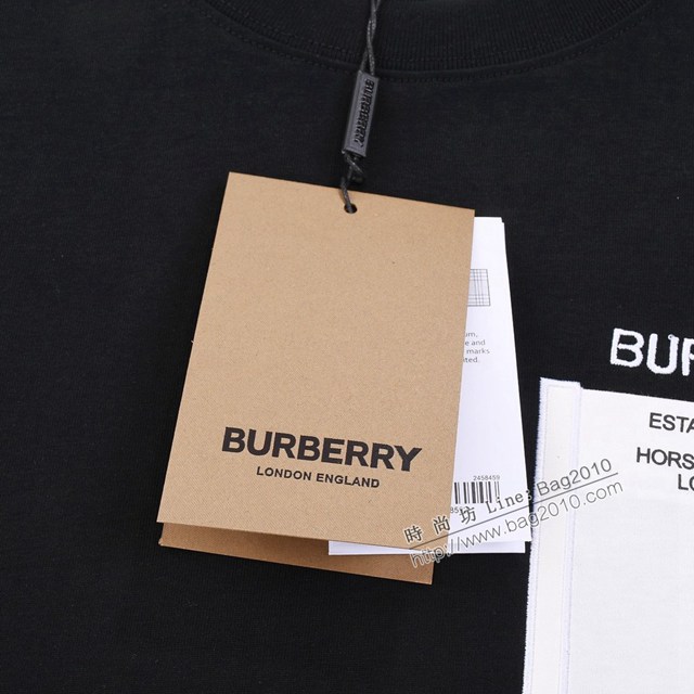 Burberry專櫃巴寶莉2023SS新款口袋印花T恤 男女同款 tzy2626
